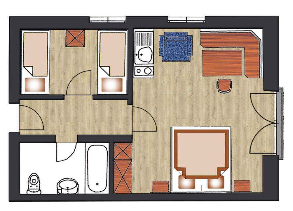 Mia Appartements - Non-Serviced Appartements Obertauern Exteriör bild